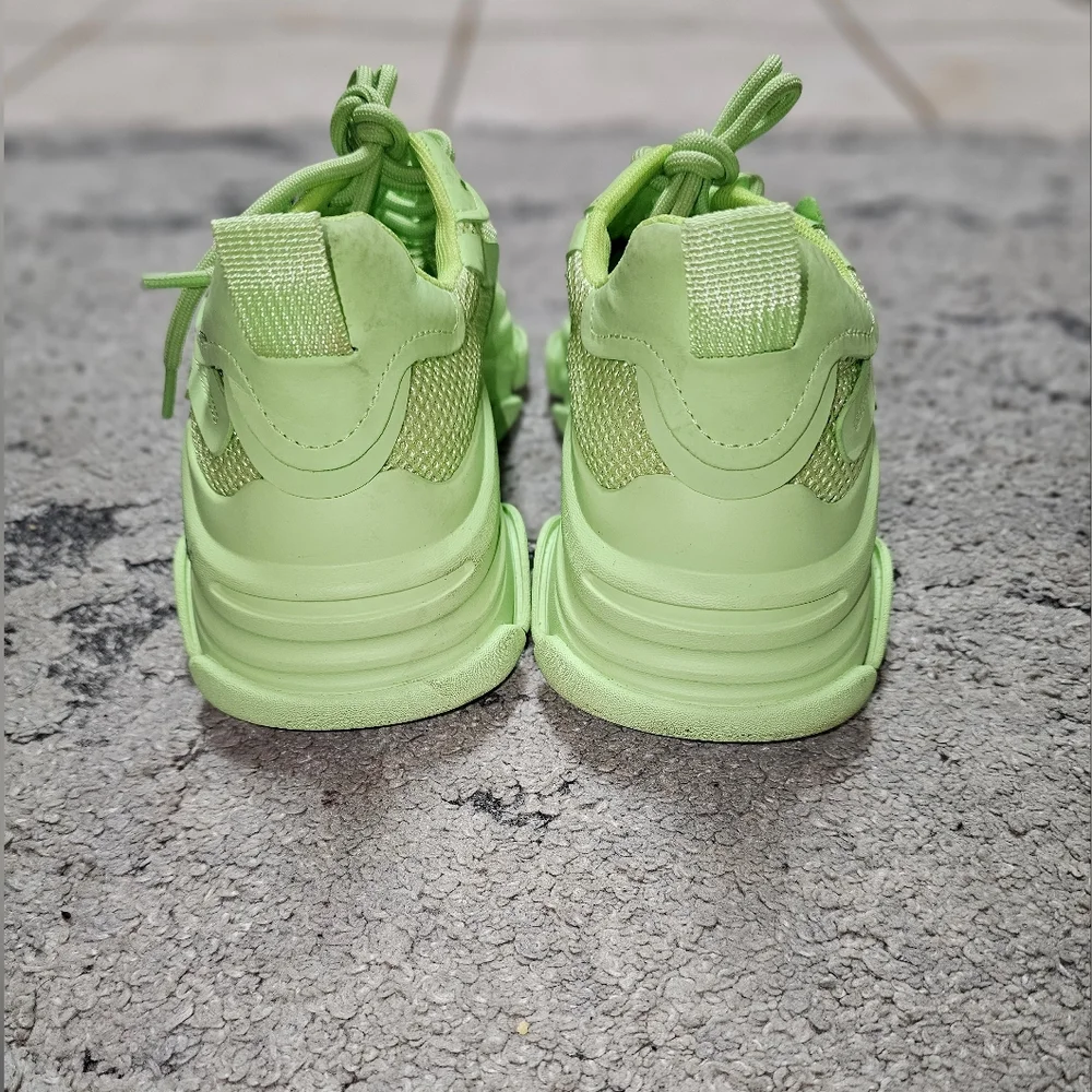Steve Madden Possession Green Sneakers Size 6.5 - Picture 6 of 6